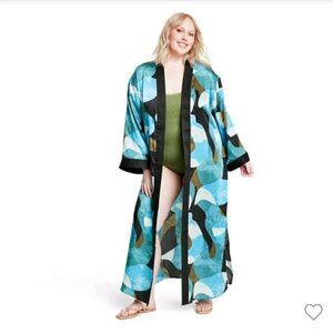 NWT Fe Noel X Target Mixed Paint Print Swim Cover Up